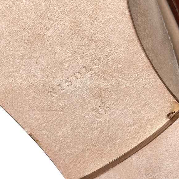 Nisolo Emma d'Orsay Oxford 2.0 in Almond Leather Womens Size 8.5 - Picture 9 of 10